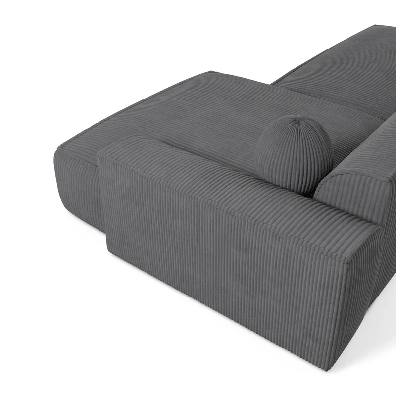 Canapé angle droit 300cm ANIA Velours Côtelé