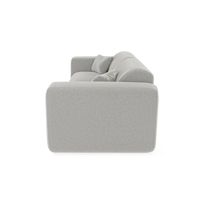 Canapé convertible express matelas Dunlopillo 160cm MYRA Tissu tramé