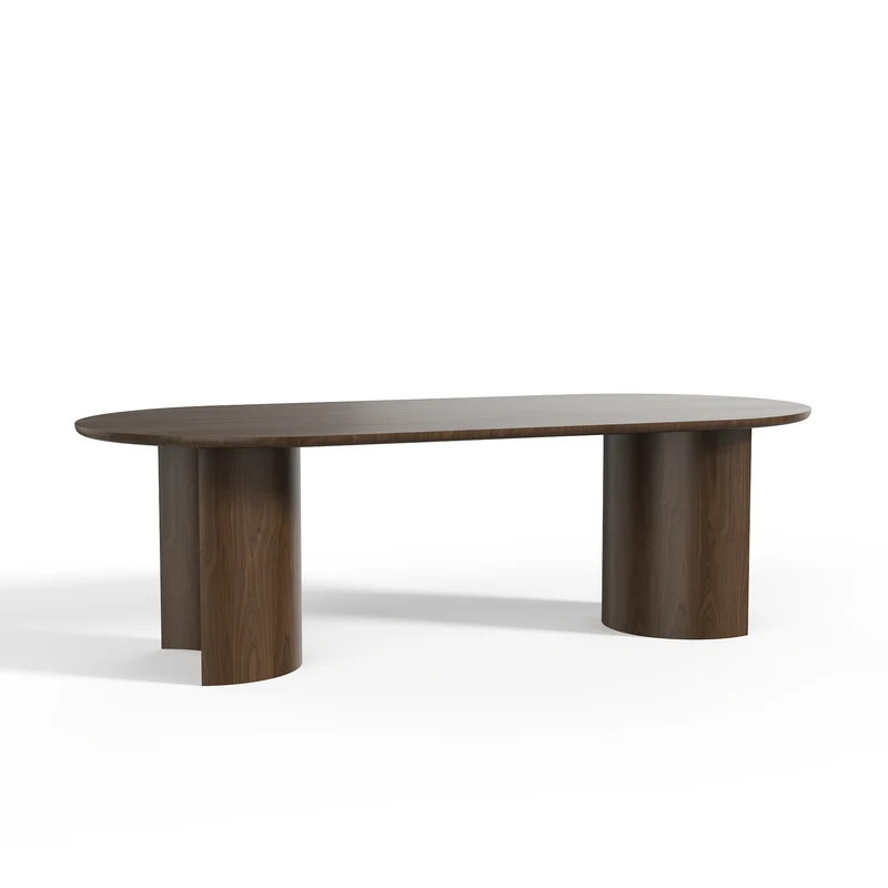 Table à manger MONTI noyer foncé 220cm