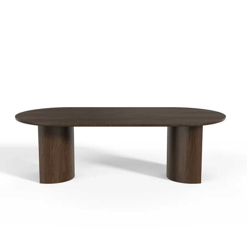 Table à manger MONTI noyer foncé 220cm