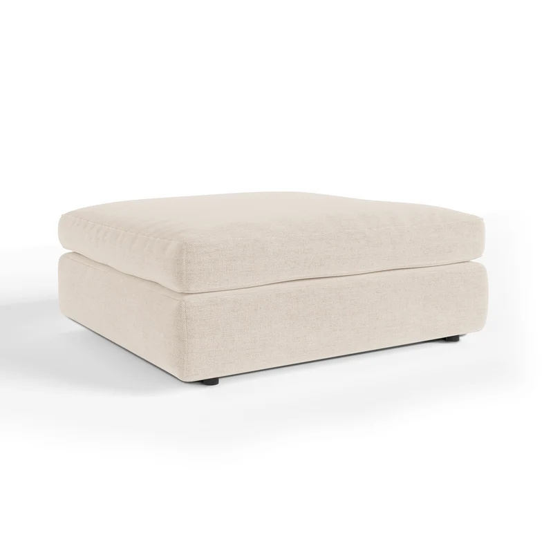 Pouf NEST tissu tramé toucher doux