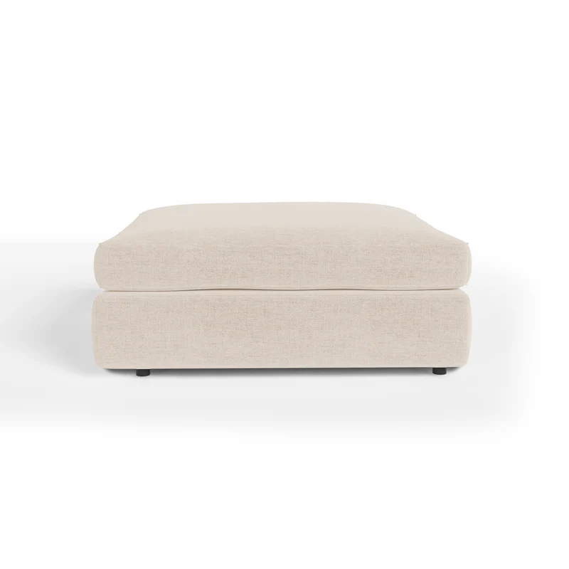 Pouf NEST tissu tramé toucher doux