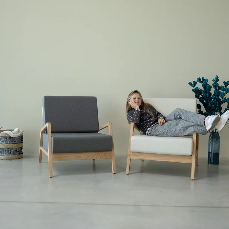 Fauteuil en bois massif SWEDEN | NordicStory