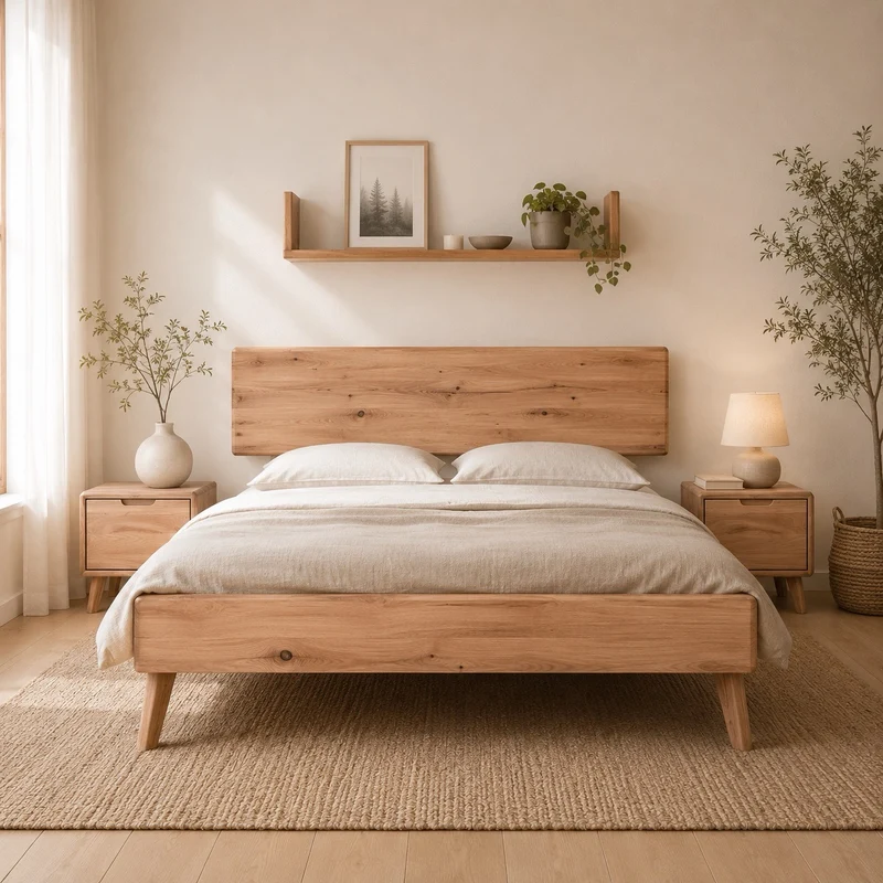 Table de chevet en bois massif SWEDEN 1 | NordicStory