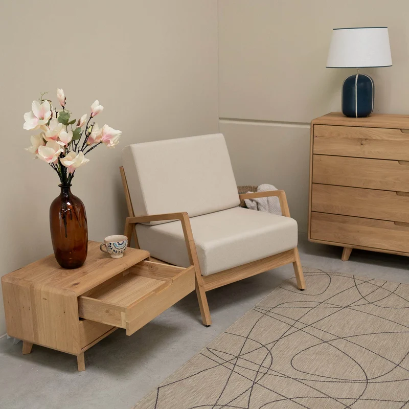 Table de chevet en bois massif SWEDEN 2 | NordicStory