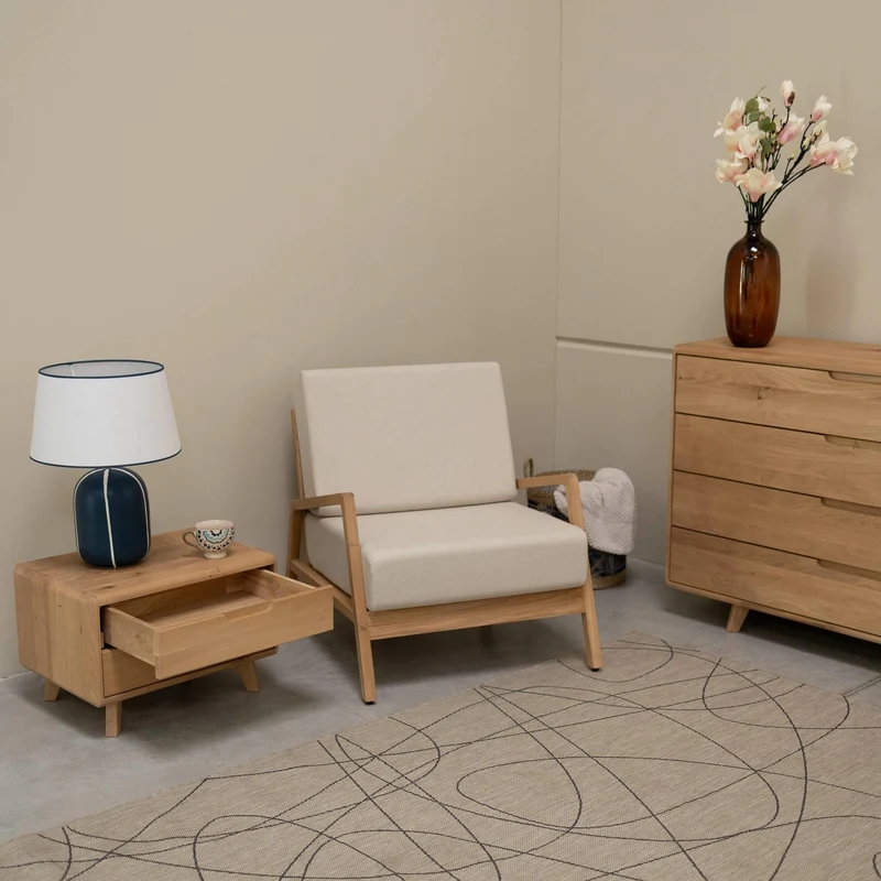 Table de chevet en bois massif SWEDEN 2 | NordicStory