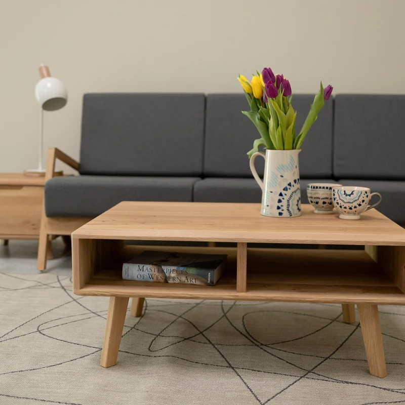 Table basse en bois massif SWEDEN 1 | NordicStory