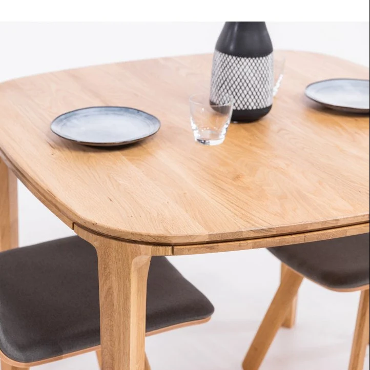Table de salle à manger fixe en chêne massif IKONA | VESKOR