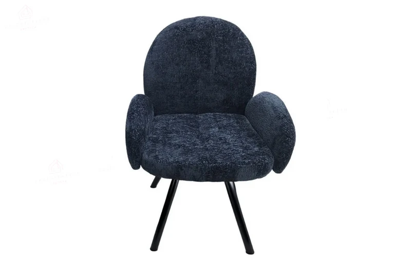 Chaise salle à manger - Tissu velours – Pied métal ( noir / chromé / or )- Lot de 2 / 4 /6 – Mimi