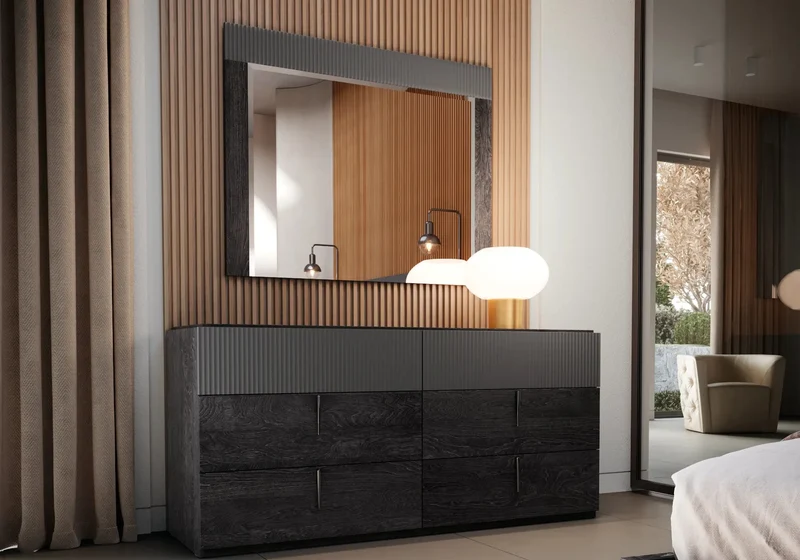 Chambre complète modern capitonné ROMY