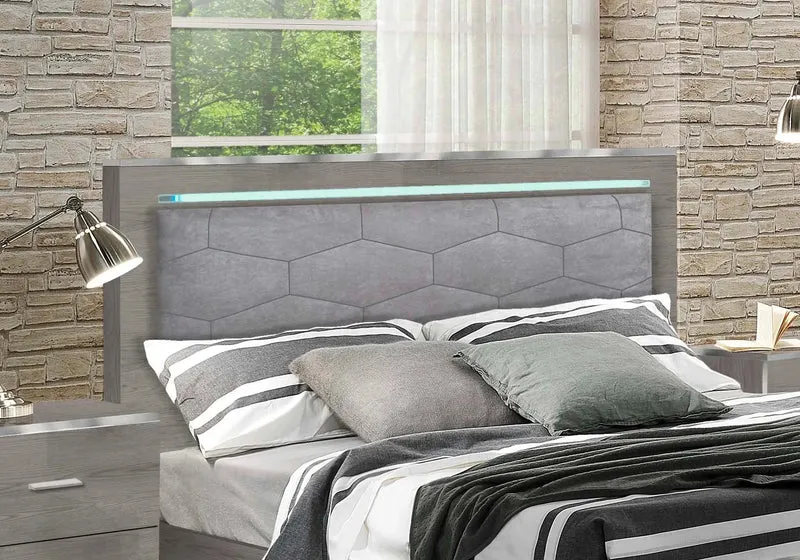 Chambre complète chêne gris NIVES